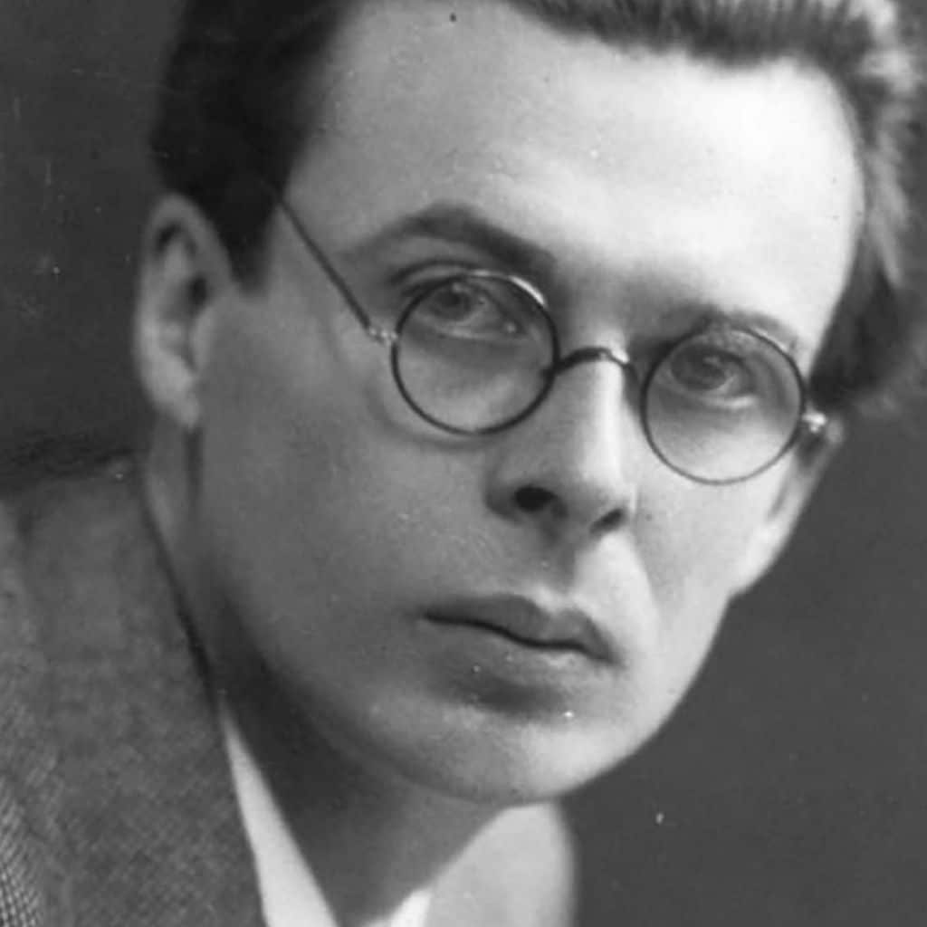 Retrato de Aldous Huxley, autor de Un mundo feliz, en la cima de su carrera literaria